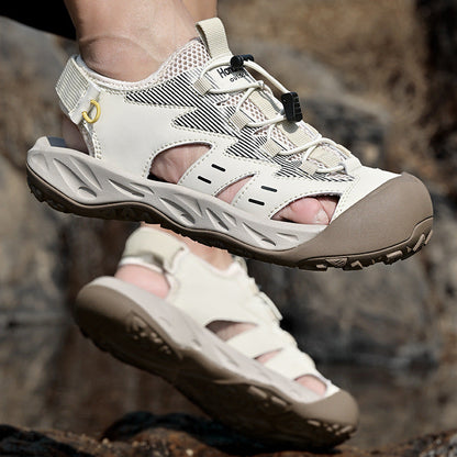 Damen Sandalen Outdoor Bequem Schnellschnürsystem