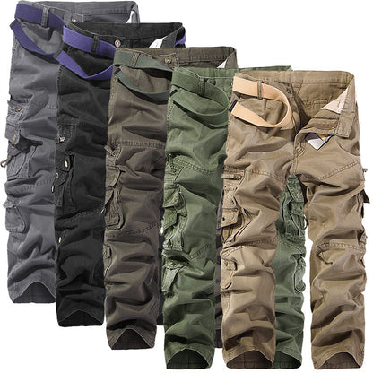 Herren Cargo-Hose Bequem Vielseitig mit verstellbarem Gurt