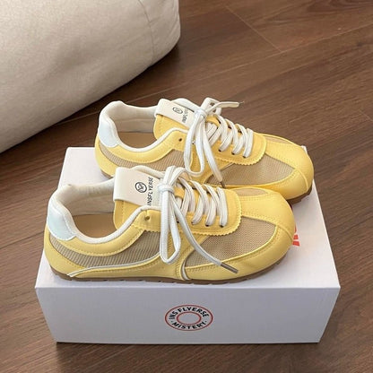 Damen Sneaker Atmungsaktiv Freizeitschuhe Elegant