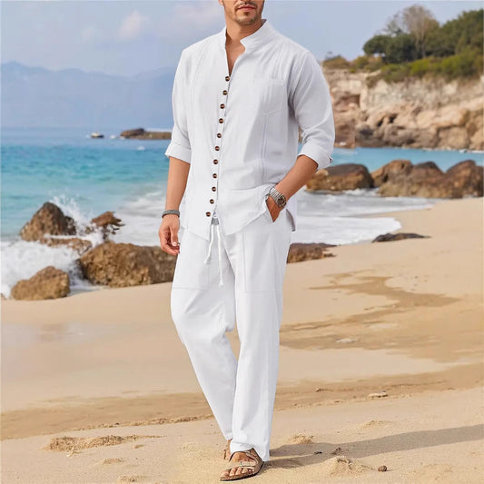 Herren Strandbekleidung Set Leicht Sommer - BerlinGlamour