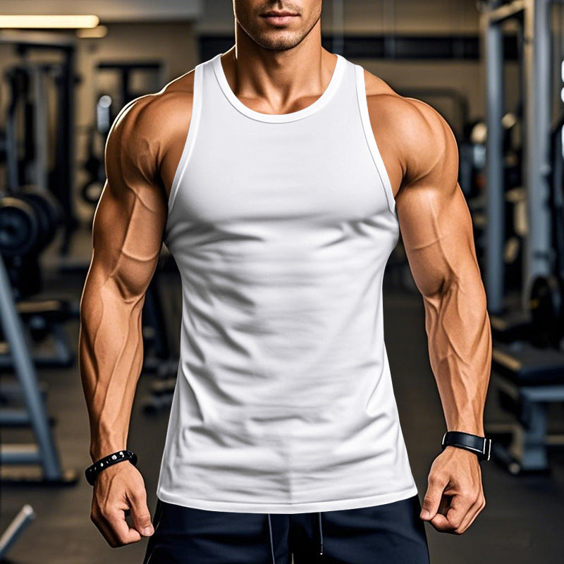 Herren Fitness Tanktop Atmungsaktiv Sporttop Racerback