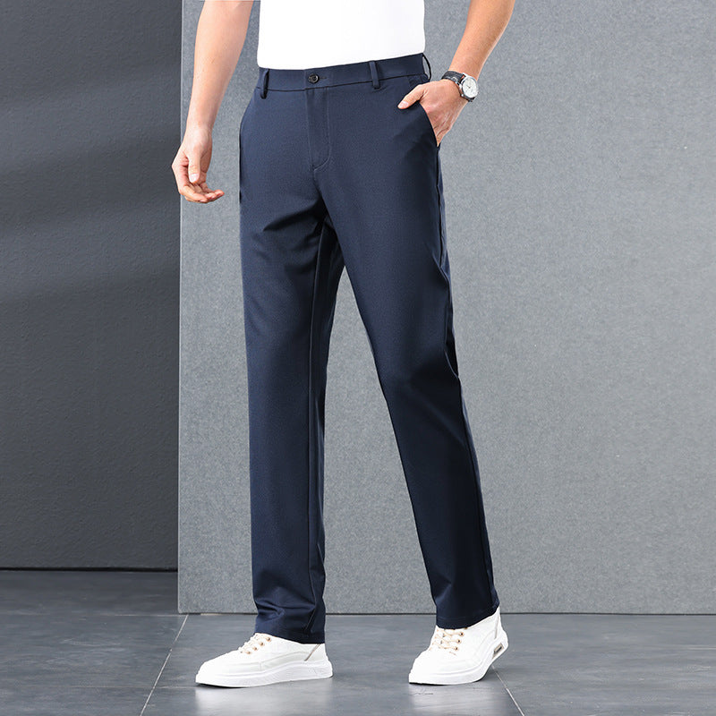 Herren Businesshose Elegant Slim Fit mit Gummizug