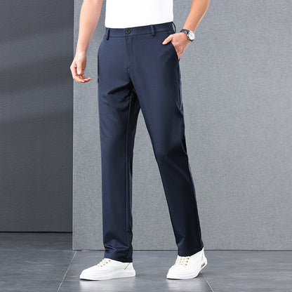 Herren Businesshose Elegant Slim Fit mit Gummizug