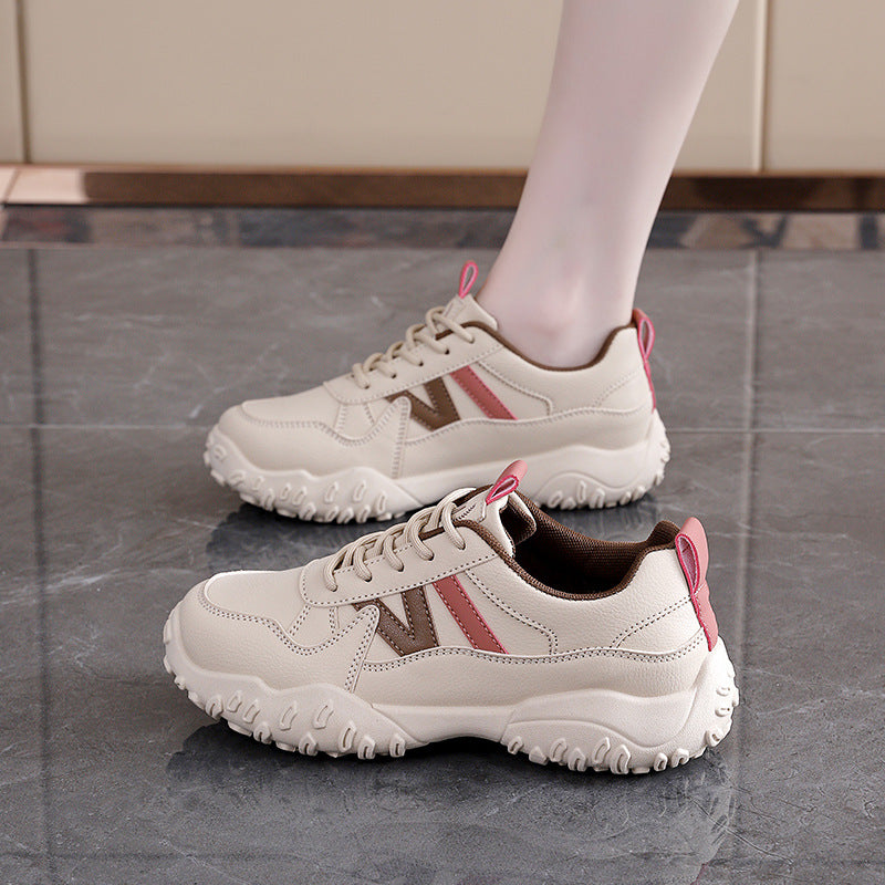 Damen Sneaker Sportlich Leichtlaufend mit Profilsohle