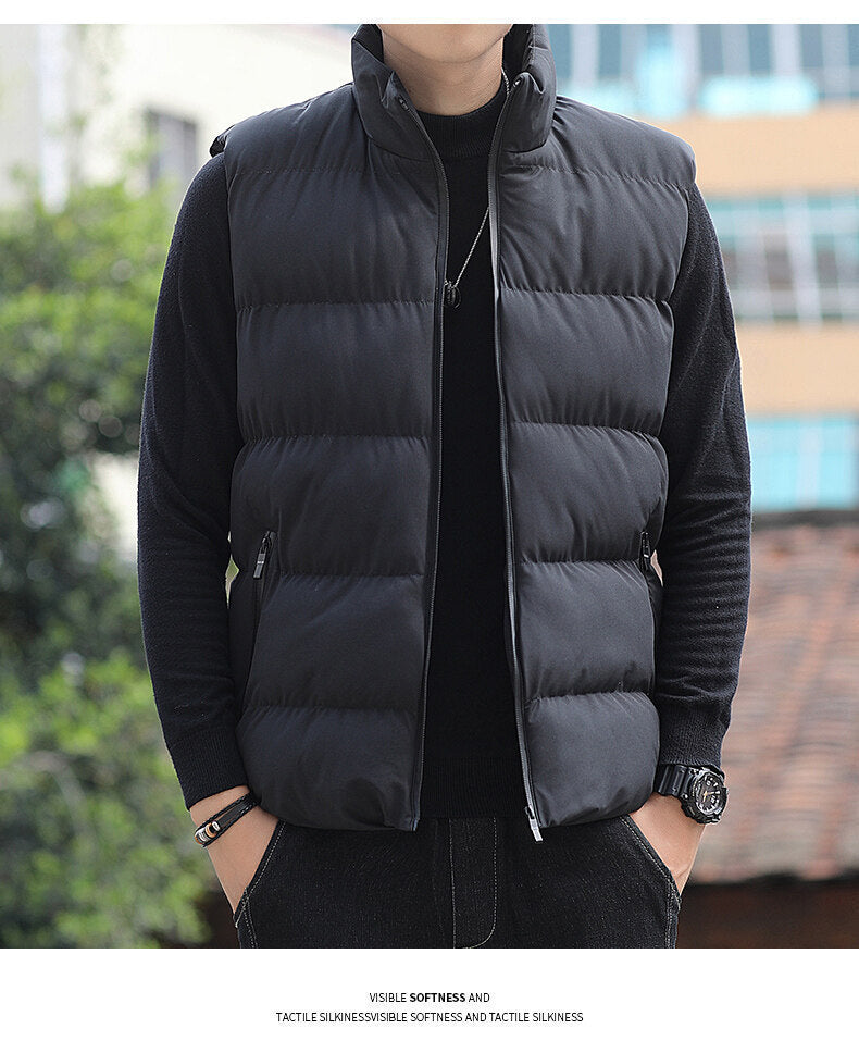 Herren Steppweste Leicht Warm Modern