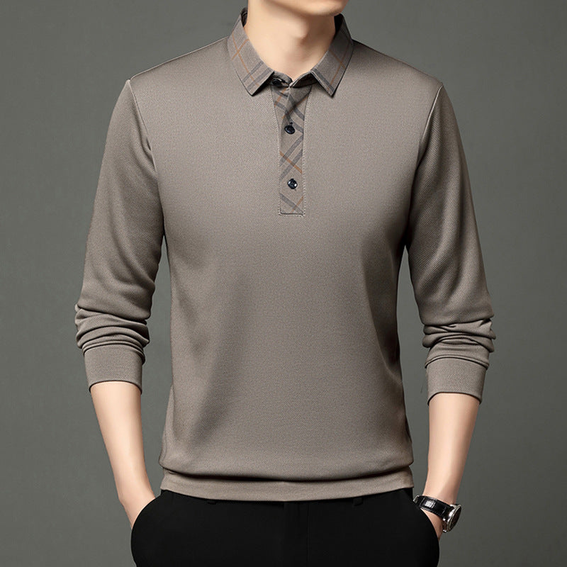 Herren Poloshirt Modern Strukturiert Kragen Qualität