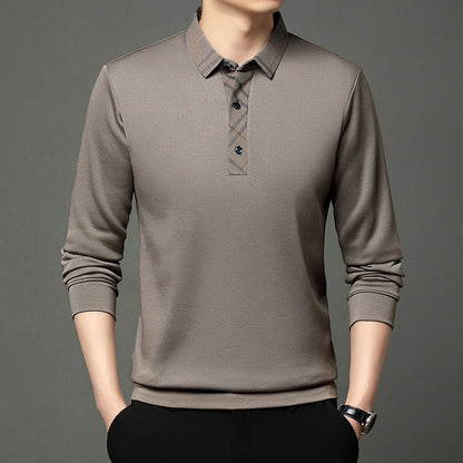 Herren Poloshirt Modern Strukturiert Kragen Qualität
