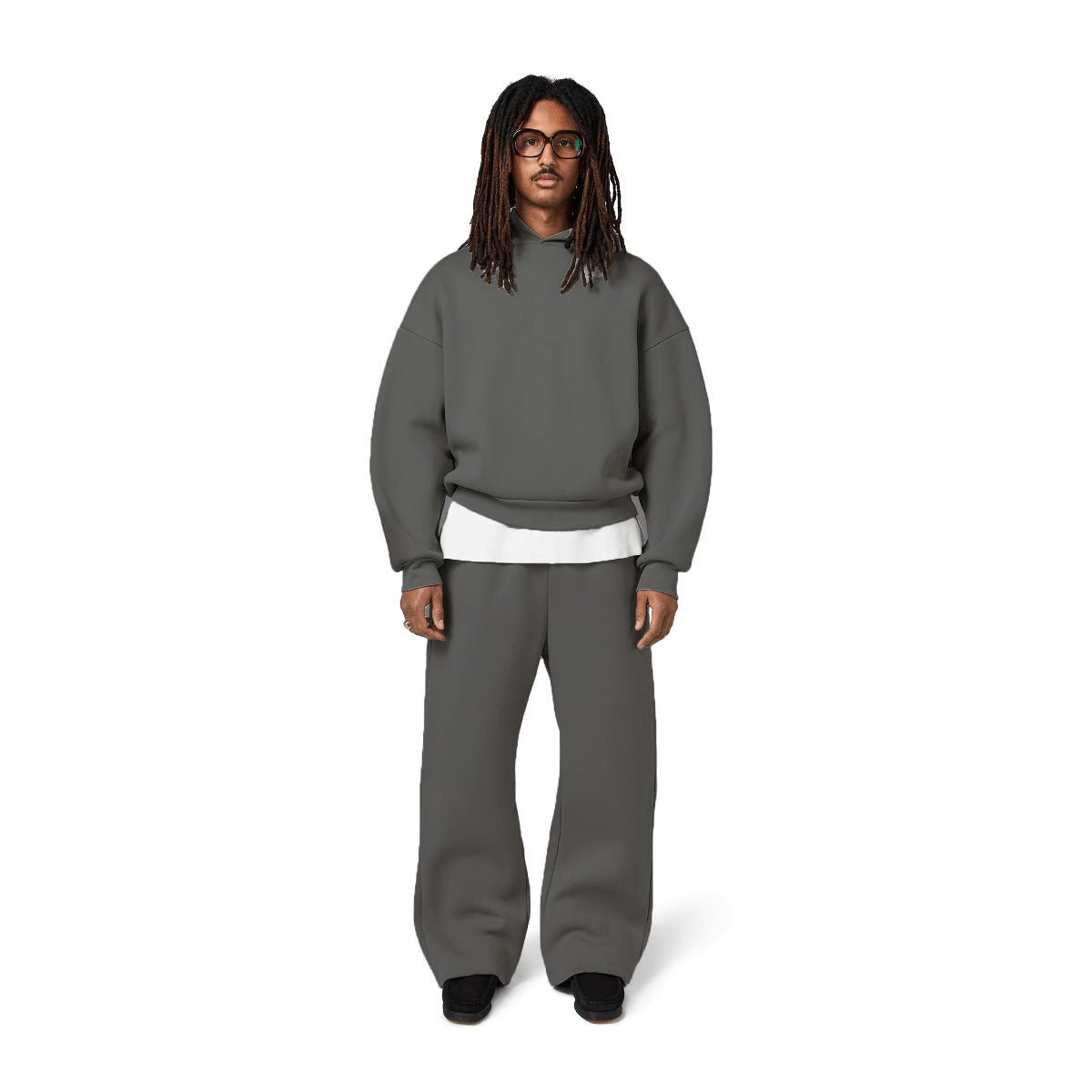 Herren Sweatanzug Oversized Kapuze Modern