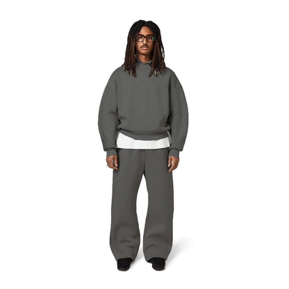 Herren Sweatanzug Oversized Kapuze Modern