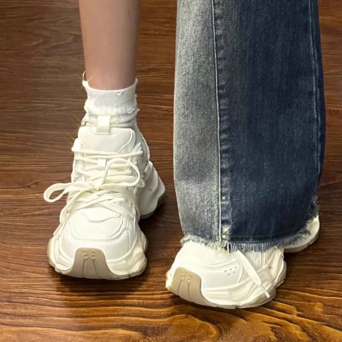 Damen Sneaker Sportlich Chunky Atmungsaktiv Flexibel - BerlinGlamour