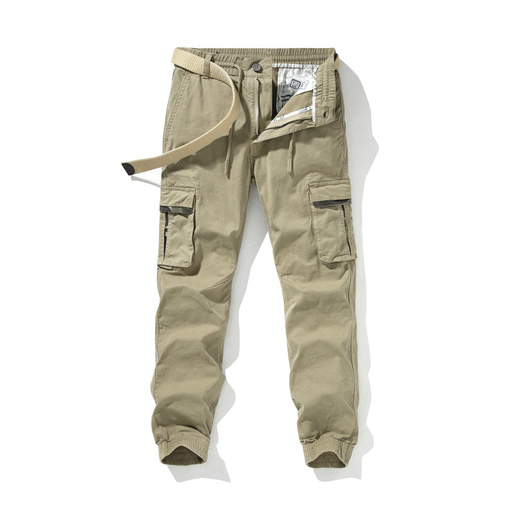 Herren Cargo-Hose Elastisch Praktisch Reißverschluss