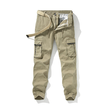 Herren Cargo-Hose Elastisch Praktisch Reißverschluss