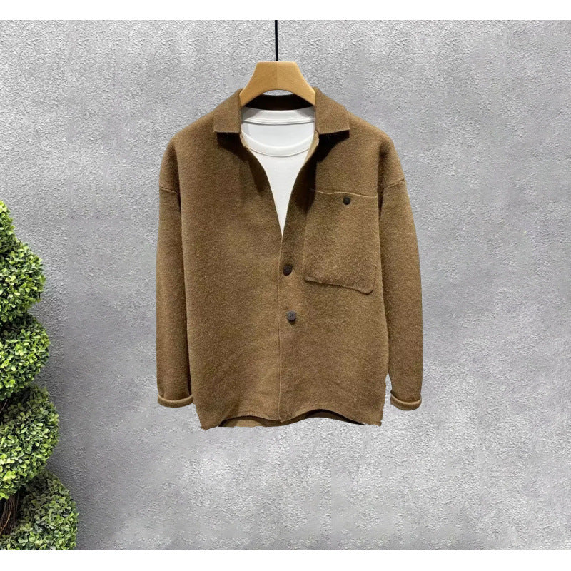 Herren Übergangsjacke Lässig Modern mit Brusttasche