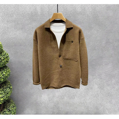 Herren Übergangsjacke Lässig Modern mit Brusttasche