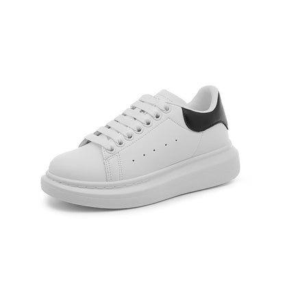 Damen Sneaker Bequem Hohe Sohlen Schuhe Komfort
