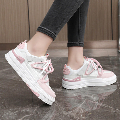 Damen Sneaker Sportlich Chunky Weich mit Dämpfungssystem