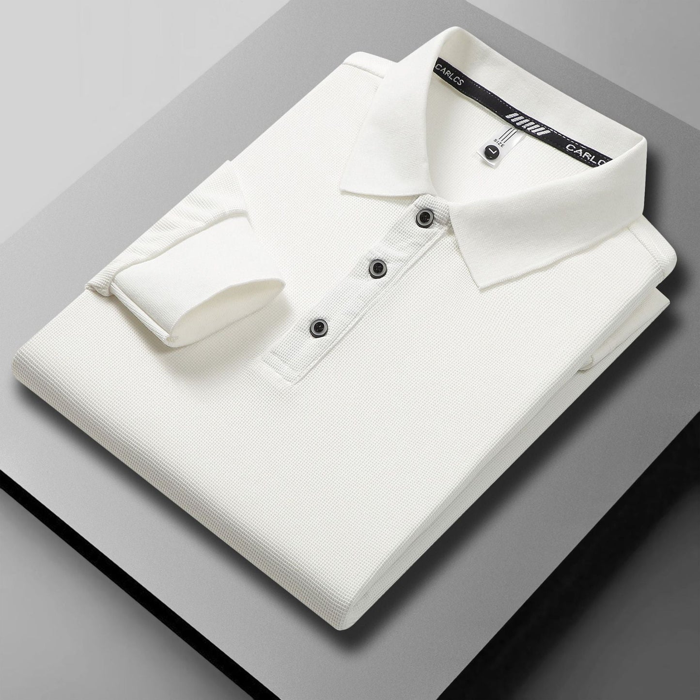 Herren Poloshirt atmungsaktiv Piqué mit Knopfleiste Elegent
