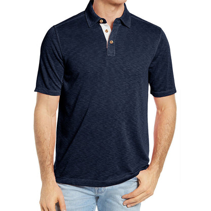Herren Poloshirt Modern Slim Fit Kragen