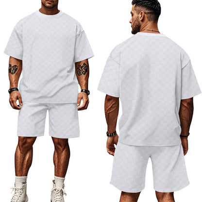 Herren T-Shirt und Shorts Set Casual Sommer - BerlinGlamour