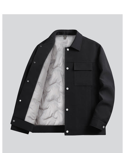Herren Overshirt Jacke Modern mit Taschen Praktisch