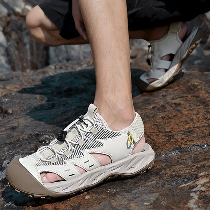 Damen Sandalen Outdoor Bequem Schnellschnürsystem