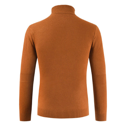 Herren Rollkragenpullover Weich Modern Strick