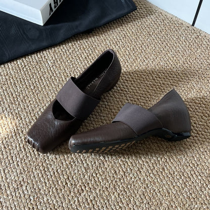 Damen Ballerinas Bequem Elastisch Komfortabel
