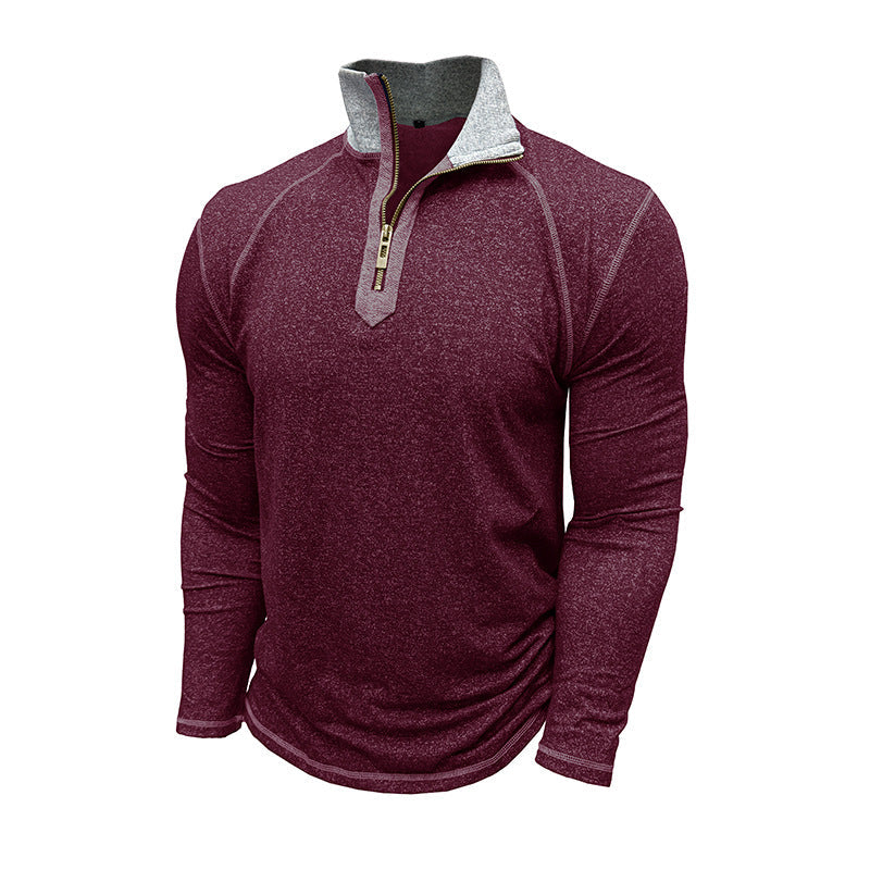 Herren Thermopullover Stehkragen Functional Warm