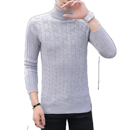 Herren Strickpullover Rollkragen Modern Elegант