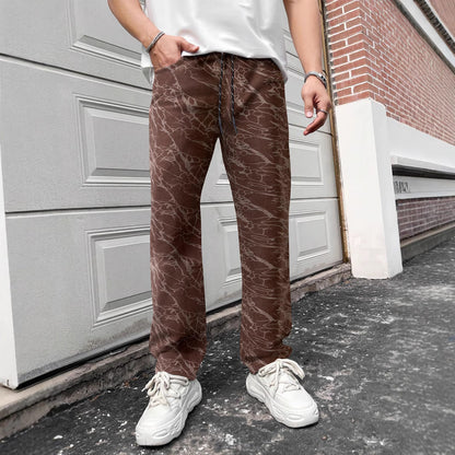 Herren Freizeithosen Elastisch Bequem Mit Muster