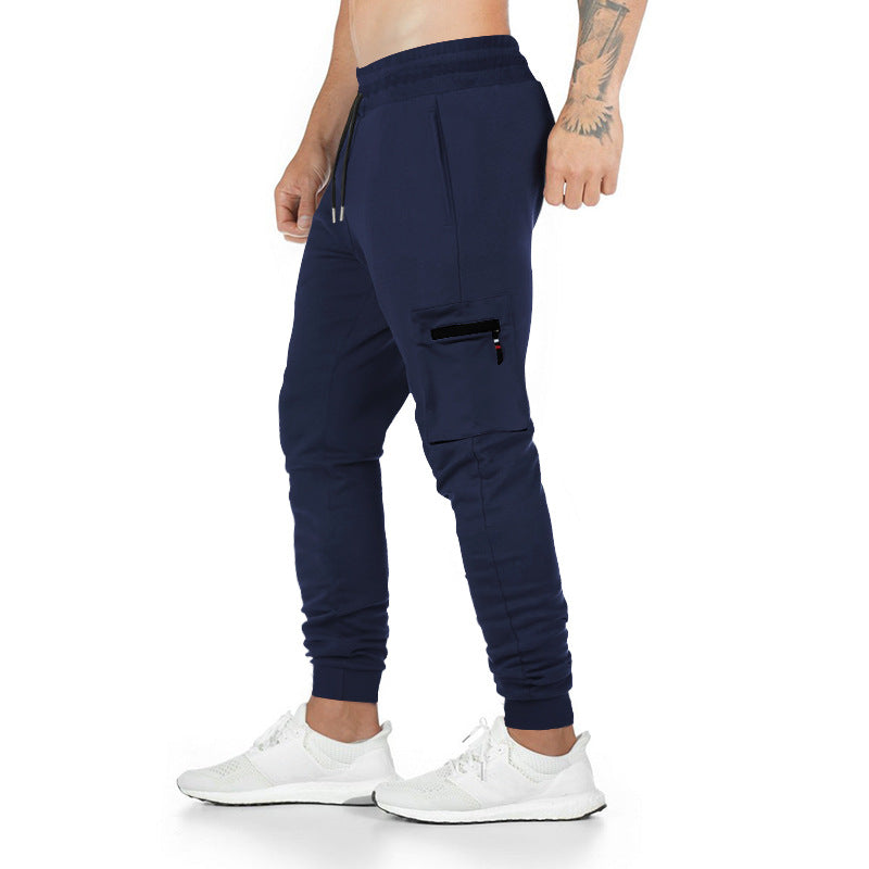 Herren Cargo-Hose Sportlich Elastisch Reißverschluss