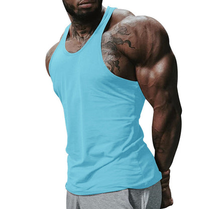 Herren Fitness Tanktop Atmungsaktiv Leicht Racerback