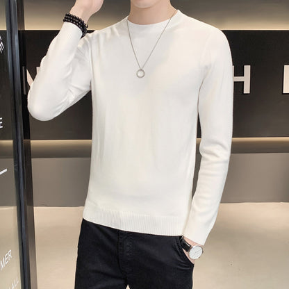 Herren Strickpullover Hochwertig Modern Schwarz