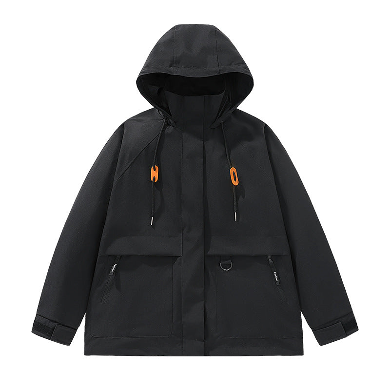 Herren Freizeitjacke Funktionell Verstellbar Mit Großen Taschen