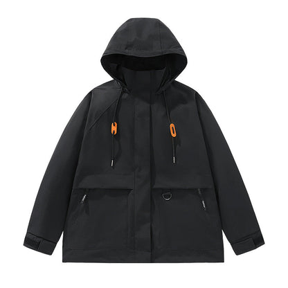 Herren Freizeitjacke Funktionell Verstellbar Mit Großen Taschen