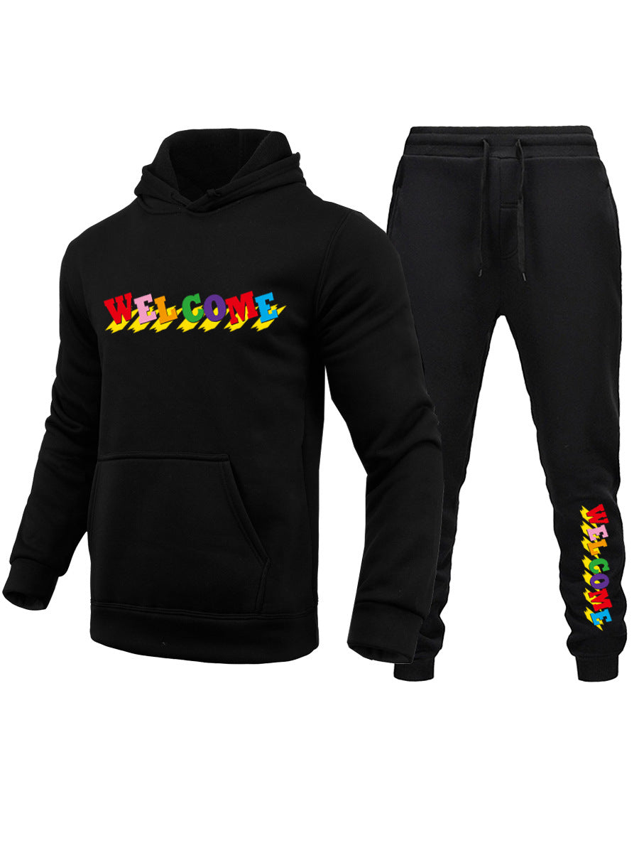 Herren Jogginganzug Set mit Kapuze Berlin Streetwear