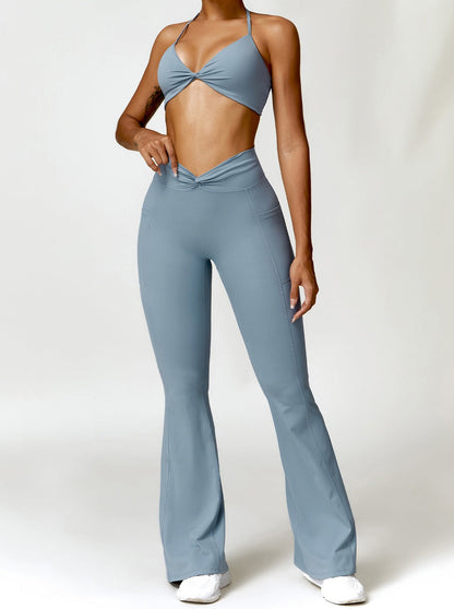 Schlaghosen Damen Atmungsaktiv Sport Hose Leicht