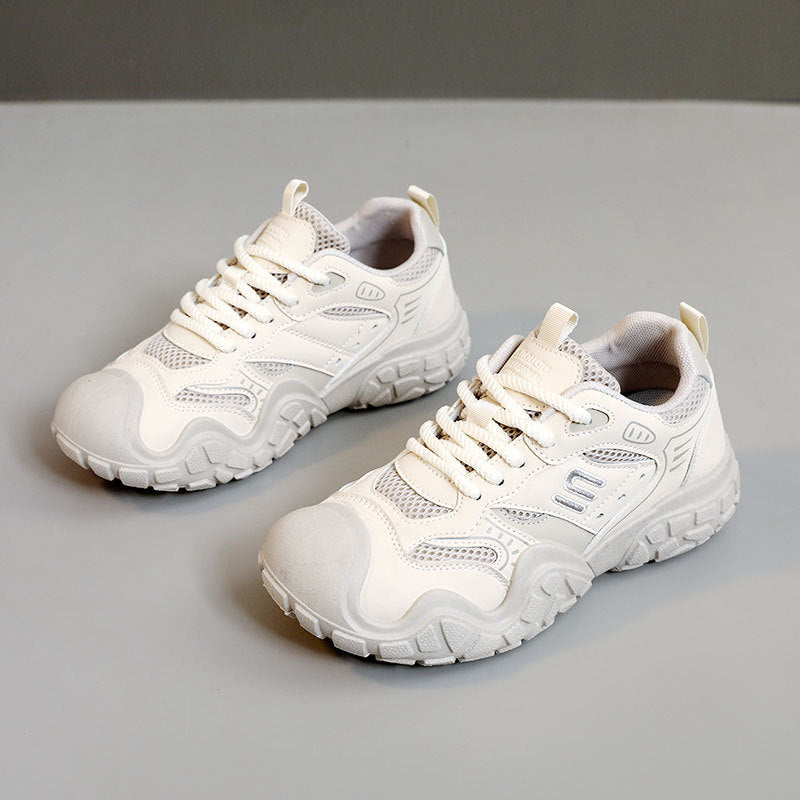 Damen Sneaker Sportlich Atmungsaktiv Mit Mesh-Obermaterial