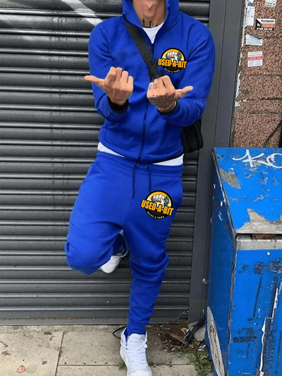 Herren Jogginganzug Komfort Set mit Logo Modern Sportlich - BerlinGlamour
