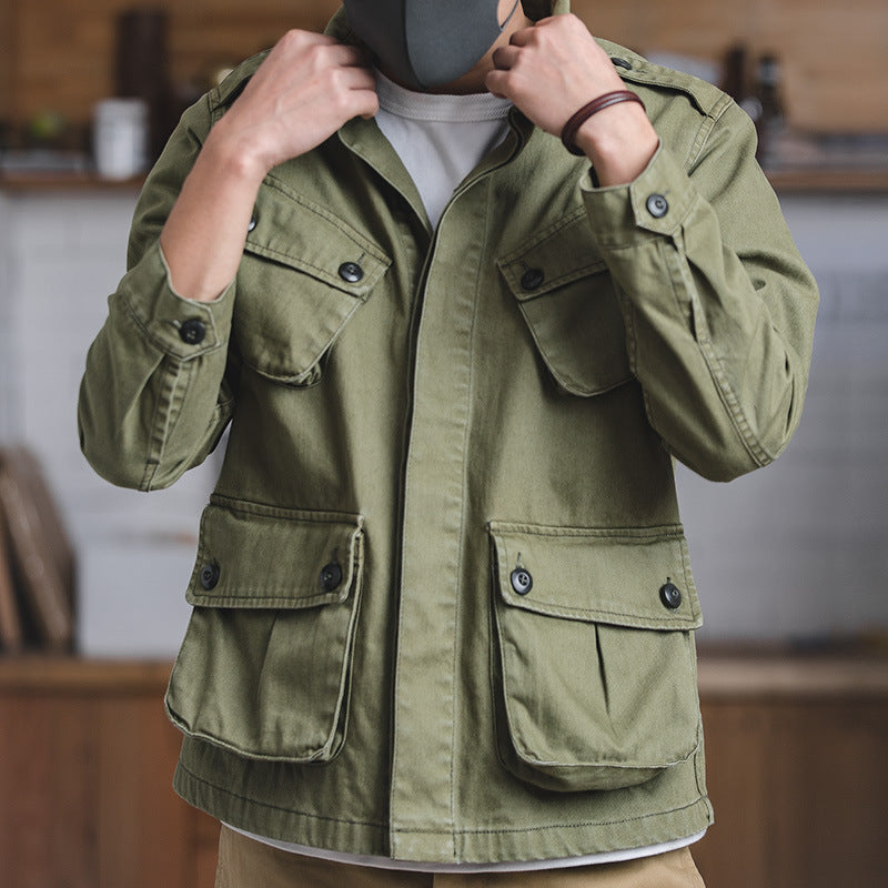 Herren Outdoor-Jacke mit großen Taschen robust