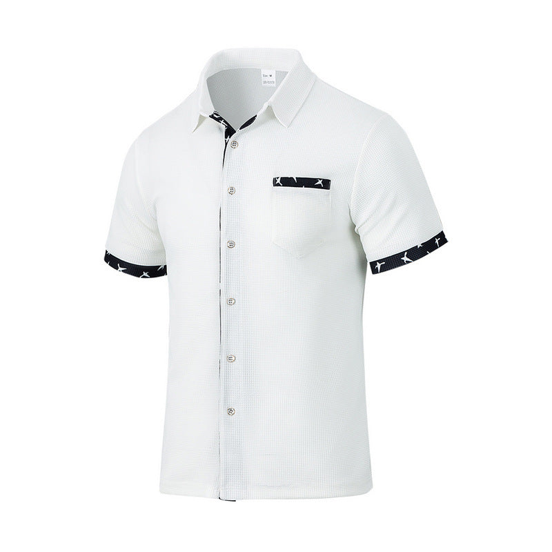 Herren Kurzarmhemd Modern Stilvoll Berlin