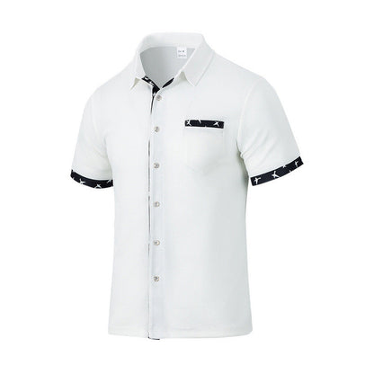 Herren Kurzarmhemd Modern Stilvoll Berlin