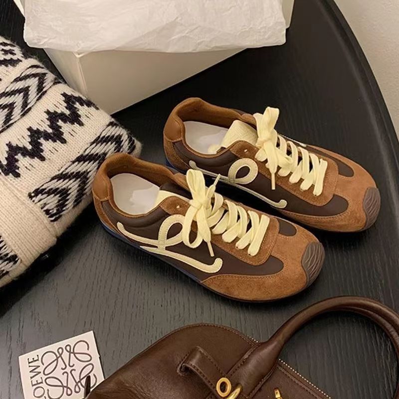 Damen Sneaker Luxus Wildleder Atmungsaktiv