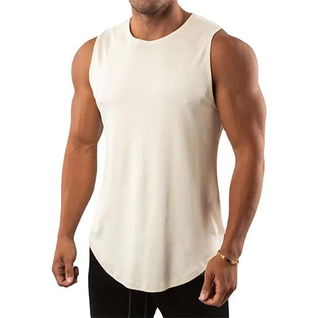 Herren Muskelshirt Atmungsaktiv Fitness Oberteil Sportlich
