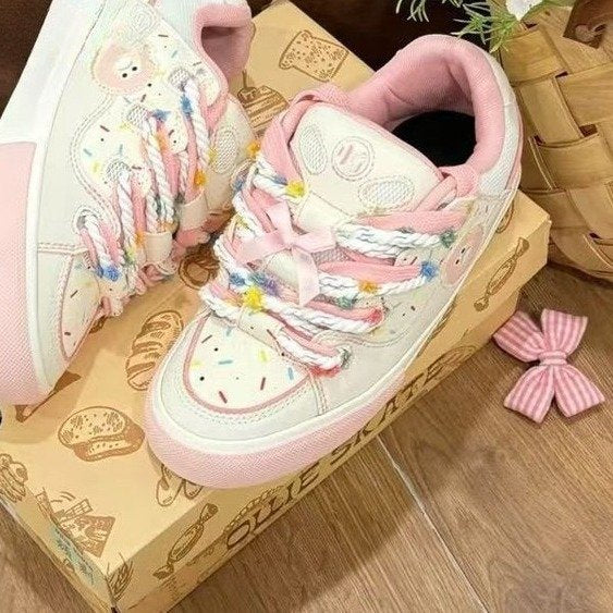 Damen Sneaker Bunt Farben Komfort