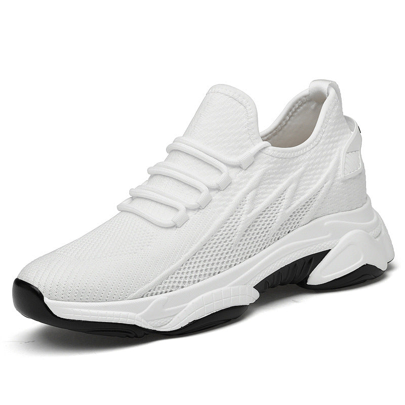 Damen Sneaker Elastisch Schnüren bequem Sportlich