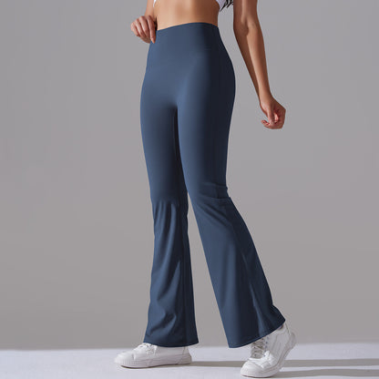 Fitnesshose Damengröße mit Hochem Bund Formende Leggings