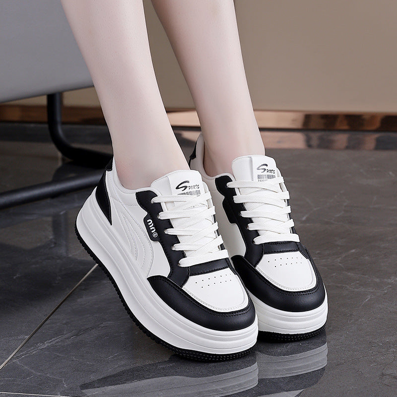 Damen Sneaker Plattform Sportlich Bequem Damenschuhe