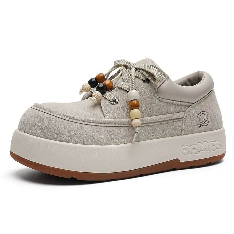 Damen Sneaker Modisch mit Ornamenten Schnürsenkeln