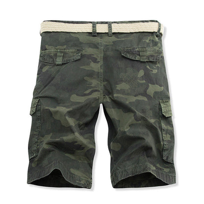 Herren Cargo Shorts Praktisch Vieltaschen Verstellbar
